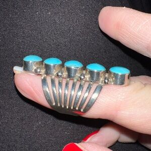 Sterling silver Turquoise ring. Size 6